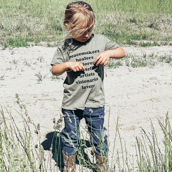 Green Little Change Maker Quote Toddler Unisex Tee - Picture 2 of 5